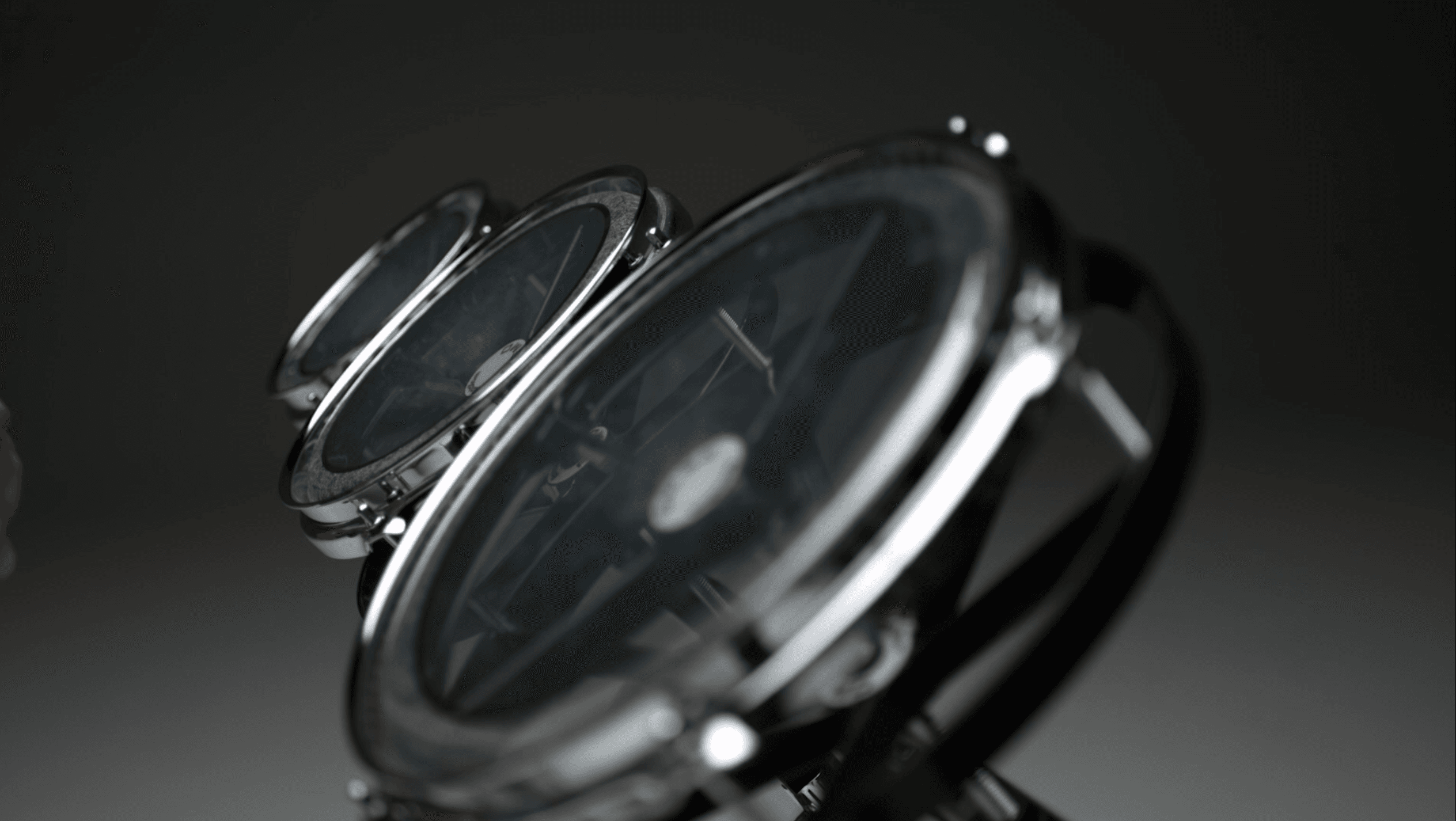 Close-up of circular Elekta Evo components