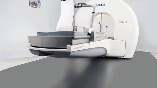 3D render of Leksell Gamma Knife Icon from the front angled