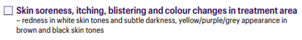  checkbox in the most recent radiotherapy consent form