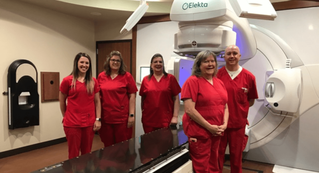 Radiation therapists at Cancer Centers of Southwest Oklahoma