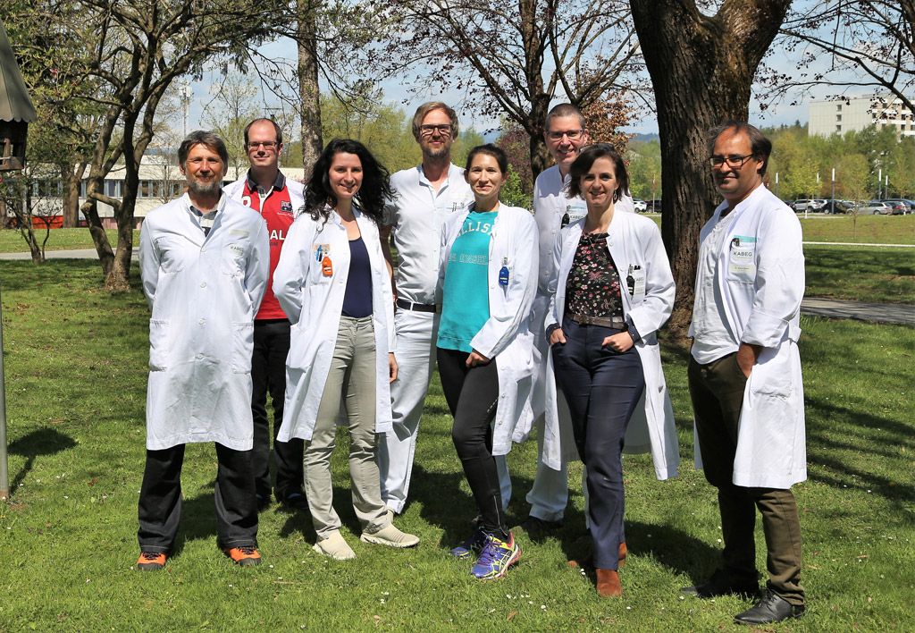 The medical physics team at The Institute for Radiation Oncology at the Klagenfurt am Wörthersee Clinic, Austria