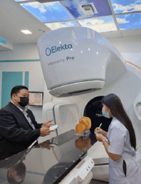 Training on Elekta Harmony Pro at Surin Hospital
