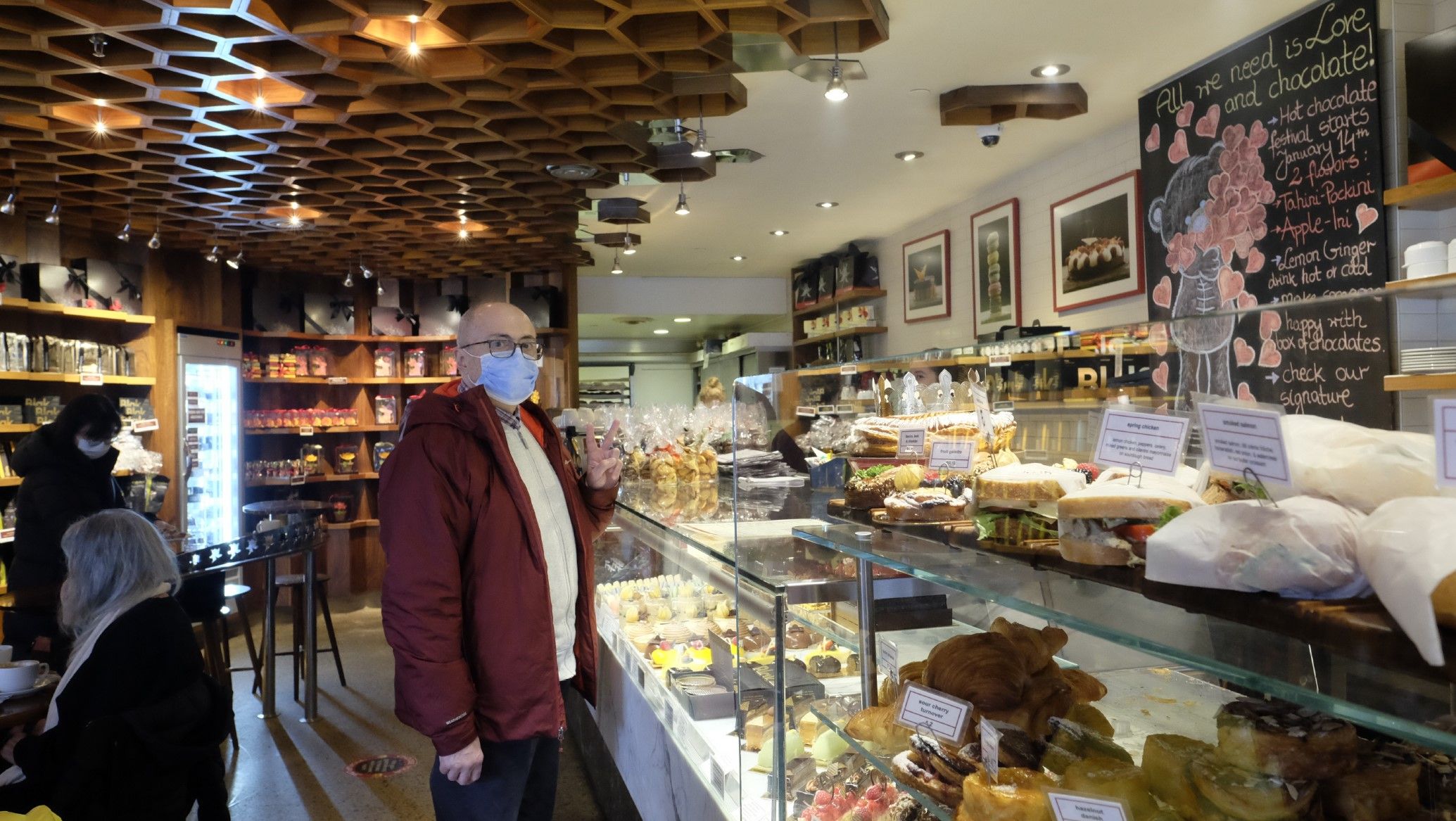 Michel at a Bakery