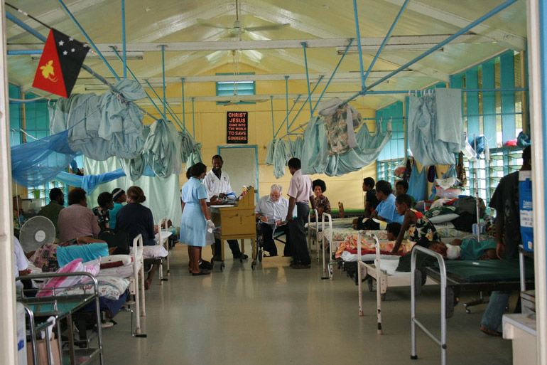 A cancer ward in PNG