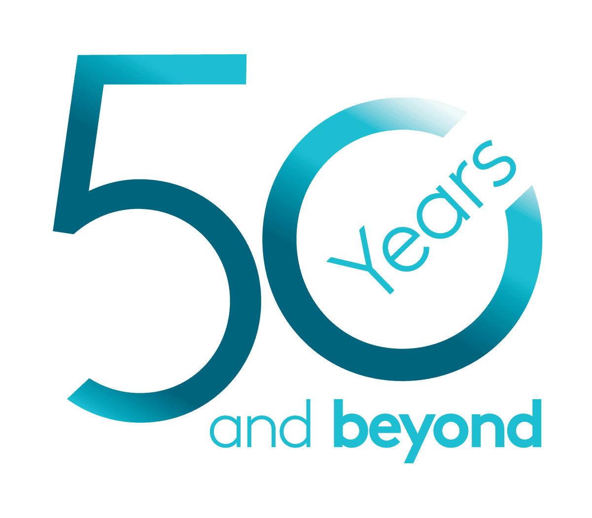 Elekta 50 years celebration emblem