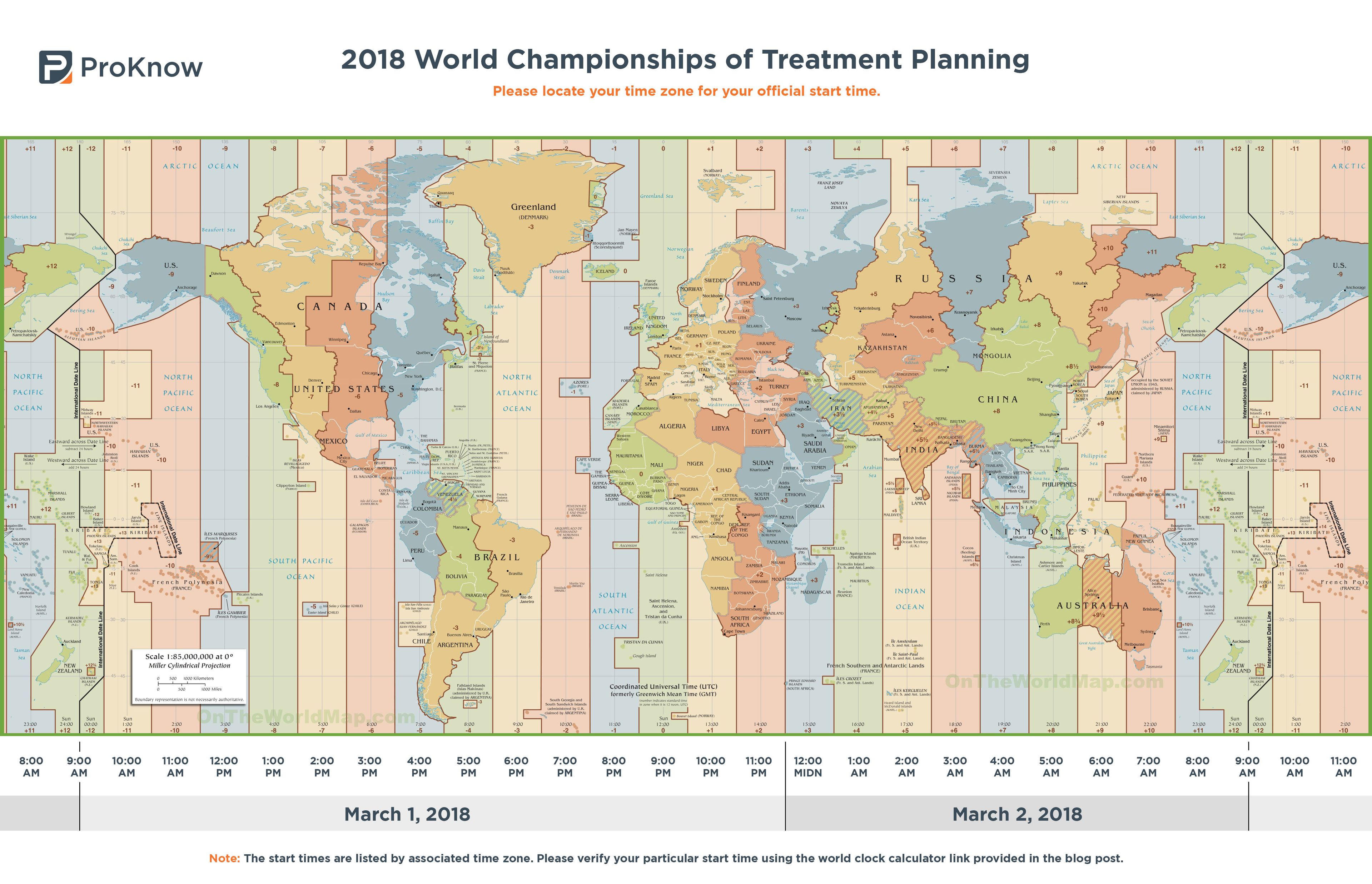 Proknow World Map 2018 Final