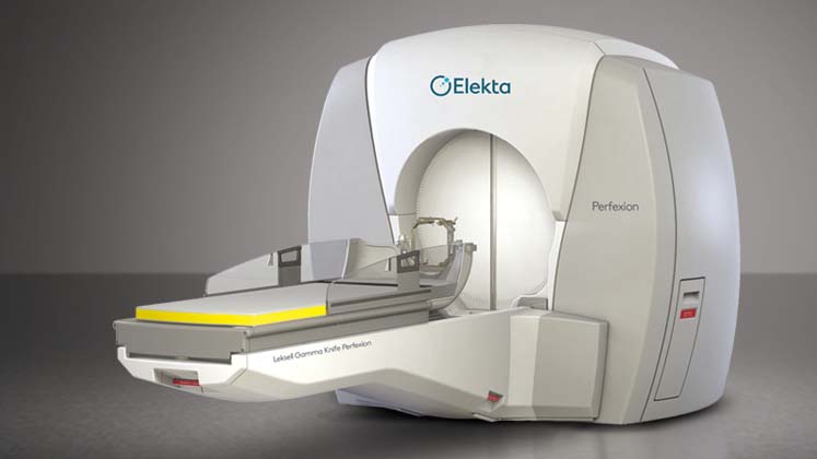 Leksell Gamma Knife Perfexion stereotactic radiosurgery machine
